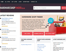 Tablet Screenshot of hardwareshopfinder.co.uk